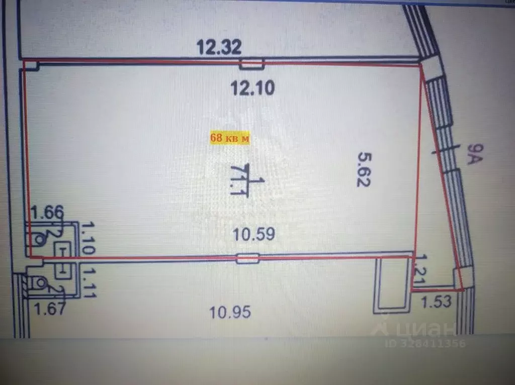 Торговая площадь в Москва ул. Твардовского, 2к4с1 (35 м) - Фото 1