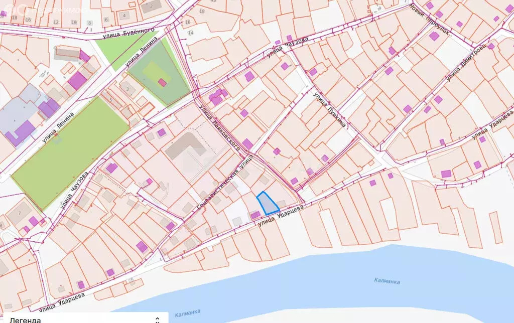 Участок в село Калманка, улица Ударцева, 32 (6.67 м) - Фото 1