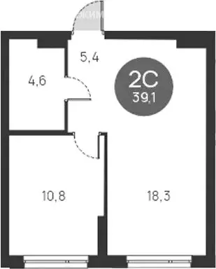 2-комнатная квартира: Новосибирск, улица Ясный Берег, 29 (39.1 м) - Фото 0