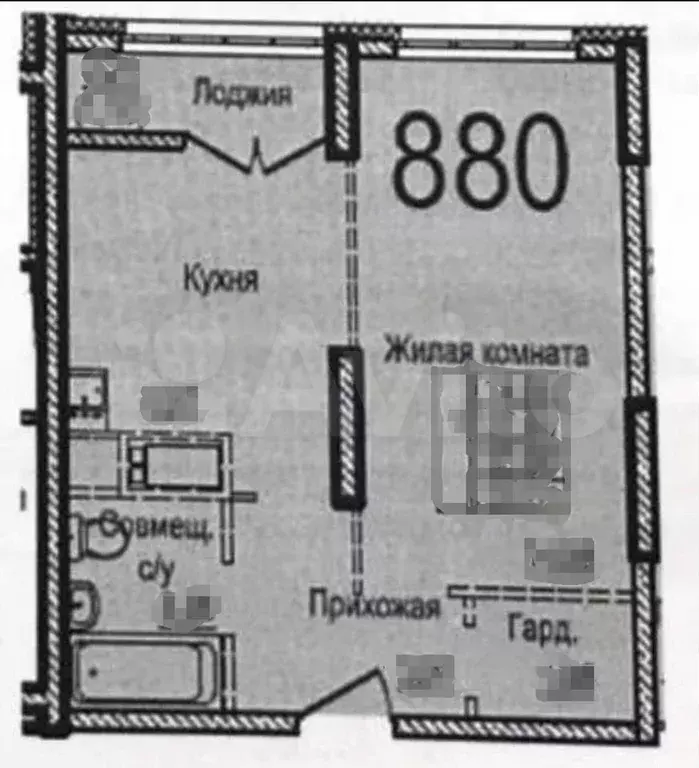 1-к. квартира, 36 м, 19/22 эт. - Фото 0