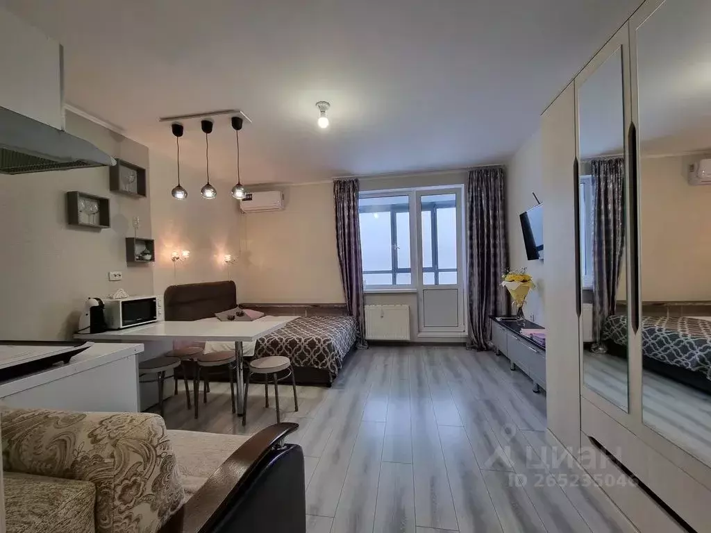 Студия Ленинградская область, Мурино Всеволожский район, ул. ... - Фото 2