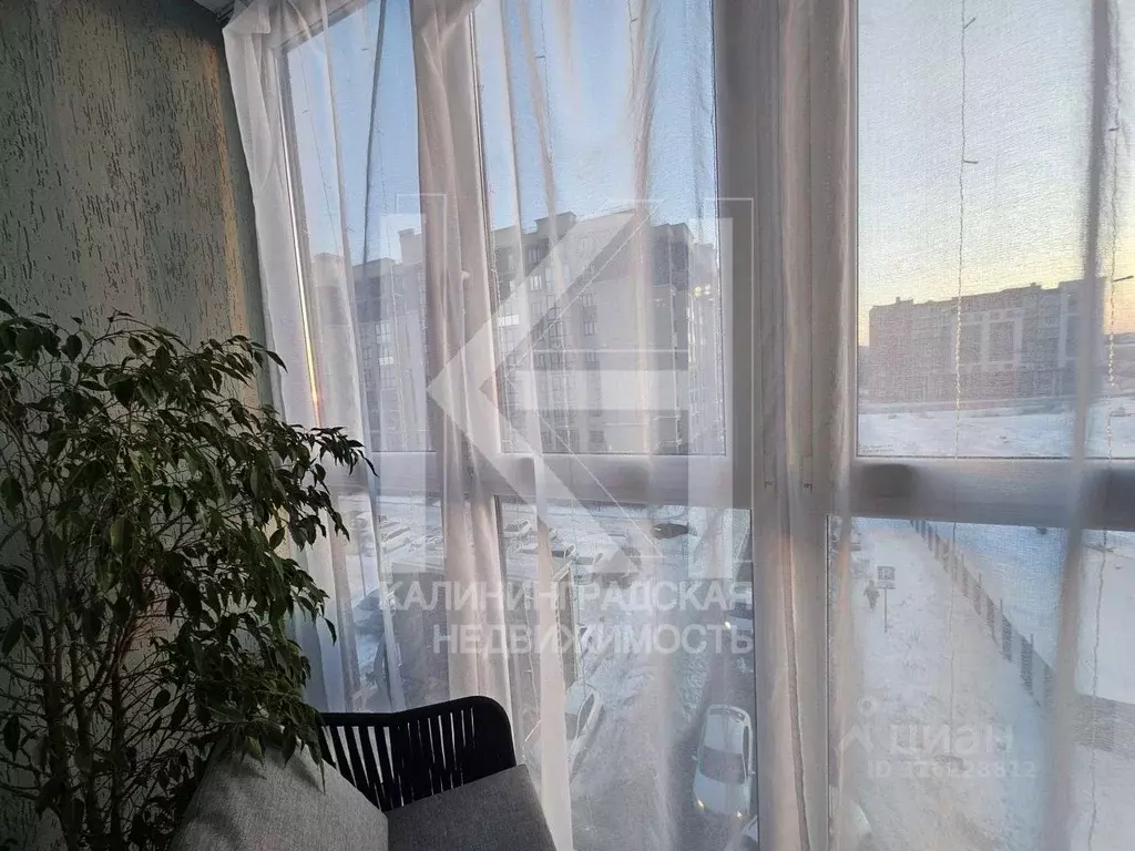 1-к кв. Калининградская область, Калининград Закатная ул., 29к2 (42.0 ... - Фото 2