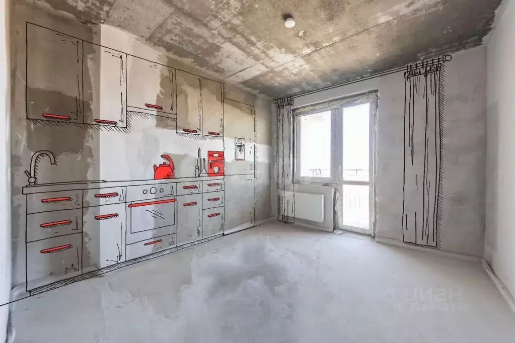 1-к кв. Хабаровский край, Хабаровск ул. Салтыкова-Щедрина, 1/1Б (47.3 ... - Фото 2