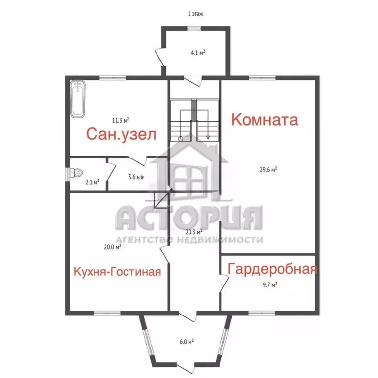Дом в Красноярский край, Красноярск городской округ, д. Бугачево ул. ... - Фото 1
