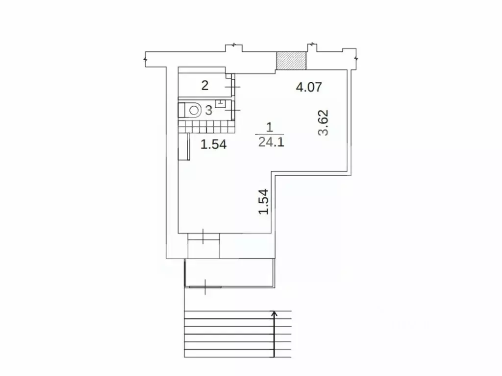 Помещение свободного назначения в Москва ул. Мастеркова, 3 (32 м) - Фото 2