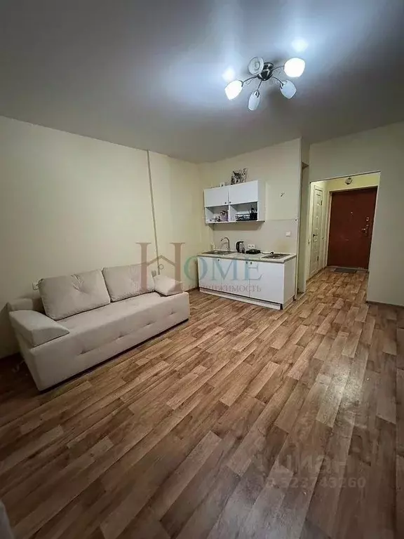 Студия Новосибирская область, Новосибирск Горский мкр, 8А (27.0 м) - Фото 1