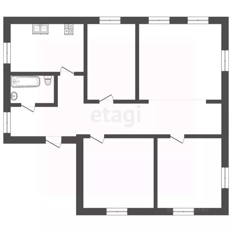 Дом в Орловская область, Орел Ольховецкая ул., 43 (200 м) - Фото 2