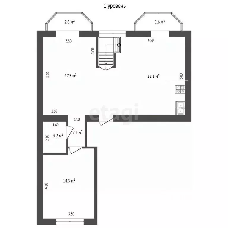 4-к кв. Крым, Симферополь ул. Луговая (147.1 м) - Фото 2