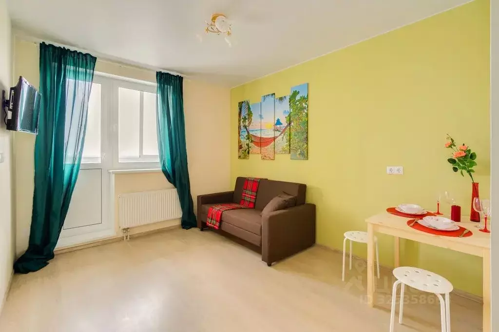 Студия Московская область, Балашиха ул. Некрасова, 11Б (18.0 м) - Фото 1