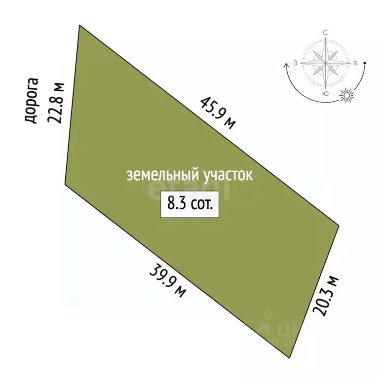 Участок в Крым, Феодосия муниципальный округ, Коктебель пгт  (8.34 ... - Фото 2