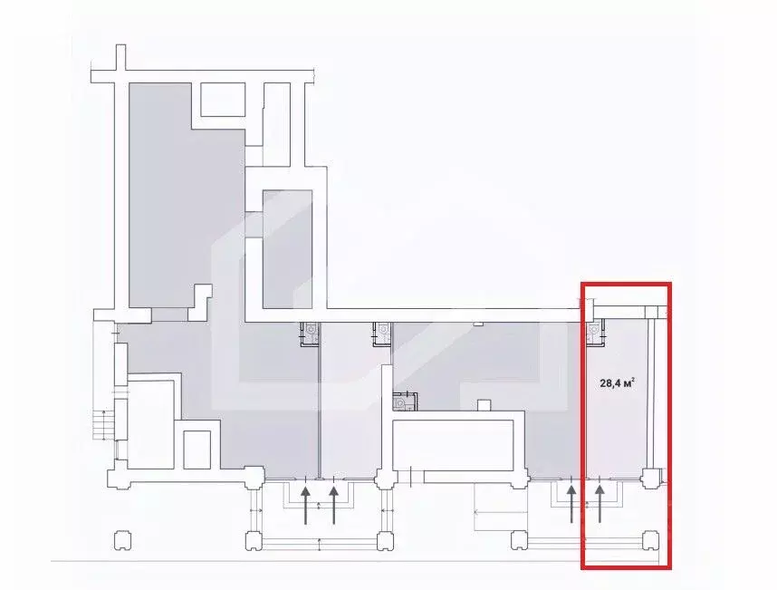 Помещение свободного назначения в Москва Долгоруковская ул., 40 (28 м) - Фото 2
