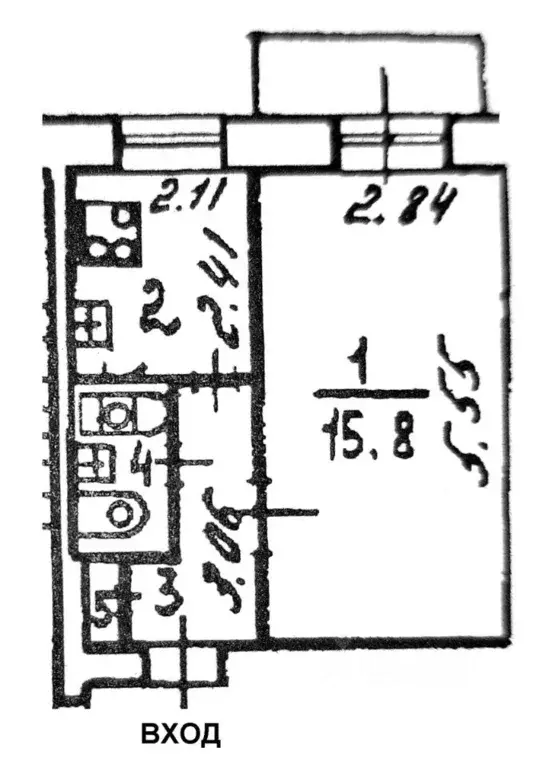 1-к кв. Санкт-Петербург Московский просп., 220 (27.1 м) - Фото 2