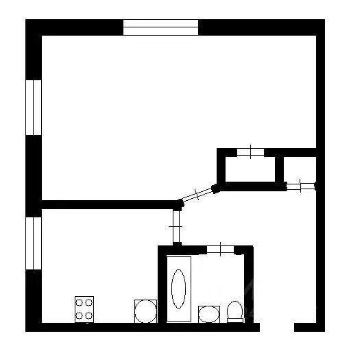 1-к кв. Санкт-Петербург, Санкт-Петербург, Ломоносов Александровская ... - Фото 2