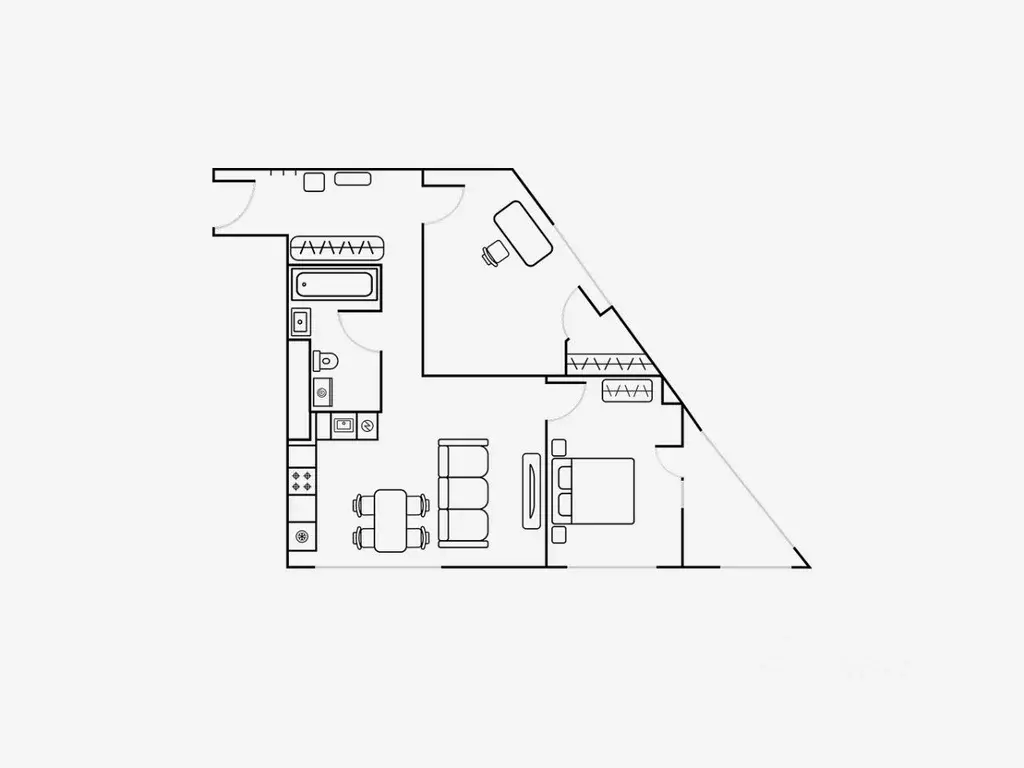 3-к кв. Москва ул. Берзарина, 30А (69.0 м) - Фото 2
