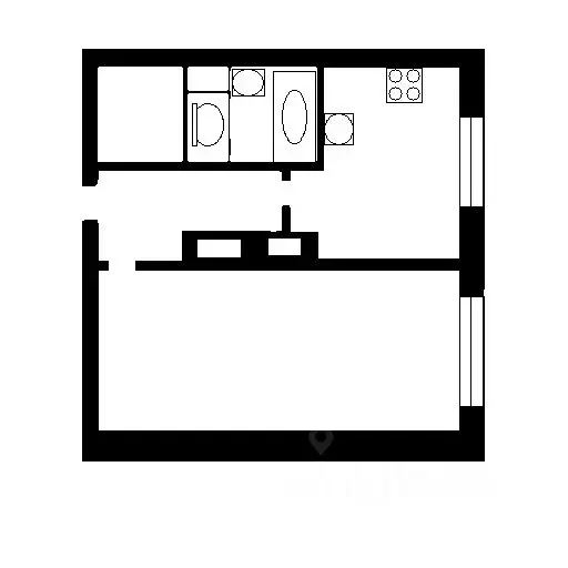 1-к кв. Санкт-Петербург просп. Королева, 19 (32.1 м) - Фото 2