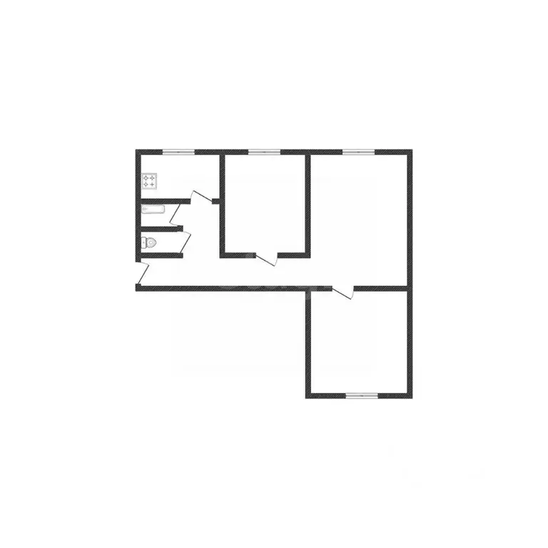 3-к кв. Смоленская область, Рославль 2-й Дачный пер., 5 (60.1 м) - Фото 1