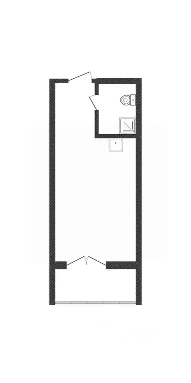 Студия Алтайский край, Новоалтайск ул. Южсиба, 52А (24.0 м) - Фото 2