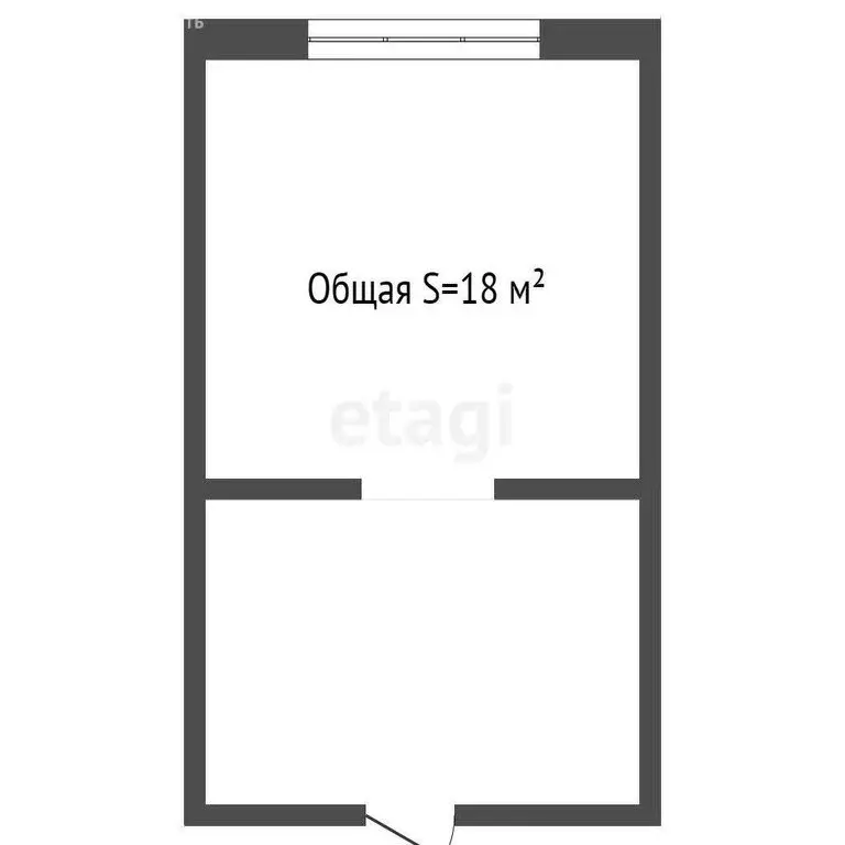 1к в -комнатной квартире (18 м) - Фото 1