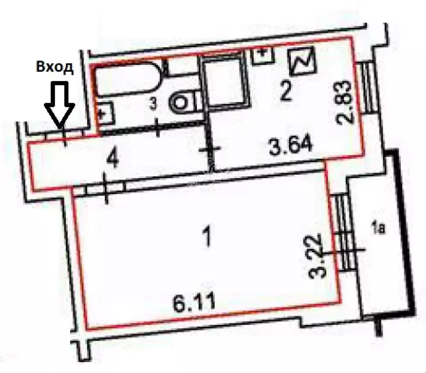 1-к кв. Москва ул. Академика Скрябина, 6 (41.0 м) - Фото 1