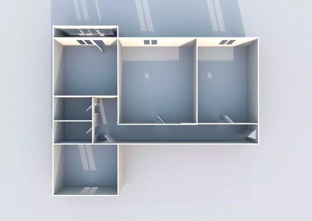 3-к кв. Курганская область, Курган ул. Гоголя, 151 (58.0 м) - Фото 1