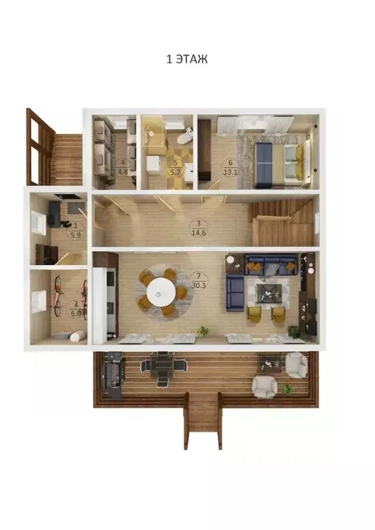 Дом в Московская область, Богородский городской округ, Воскресенское-2 ... - Фото 2