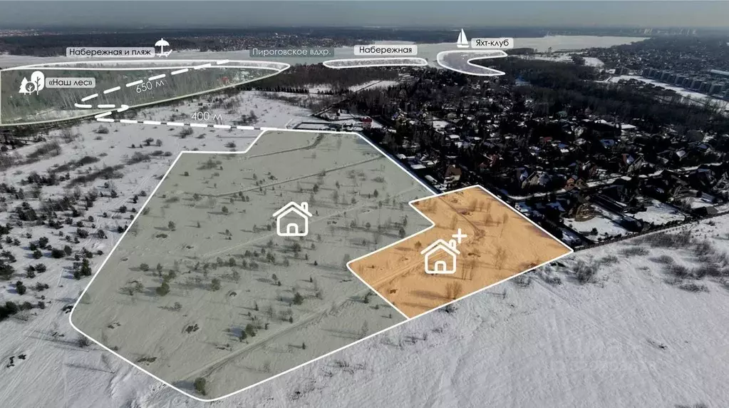 Участок в Московская область, Мытищи городской округ, Пироговские сады ... - Фото 1