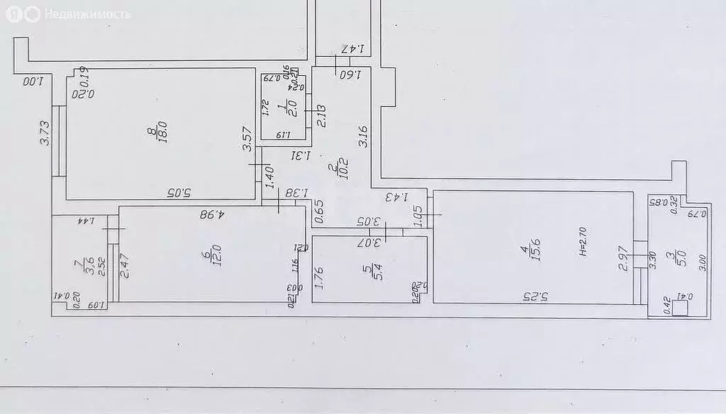 2-комнатная квартира: Анапа, улица Ленина, 15 (63.2 м) - Фото 1