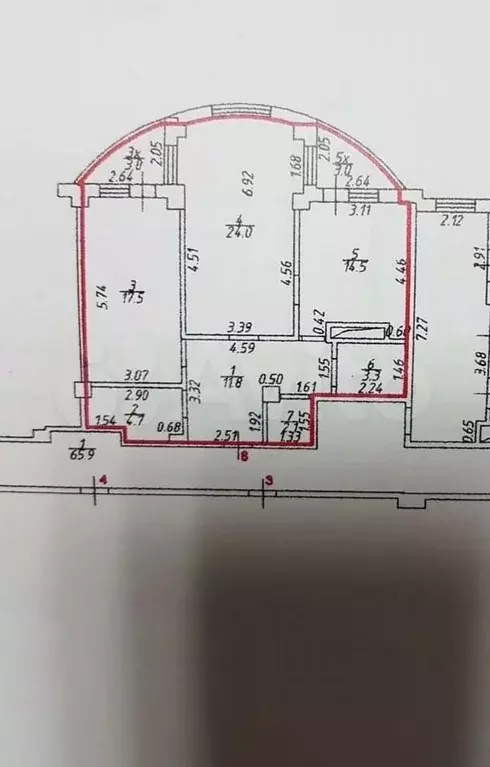 2-к. квартира, 85 м, 5/18 эт. - Фото 0