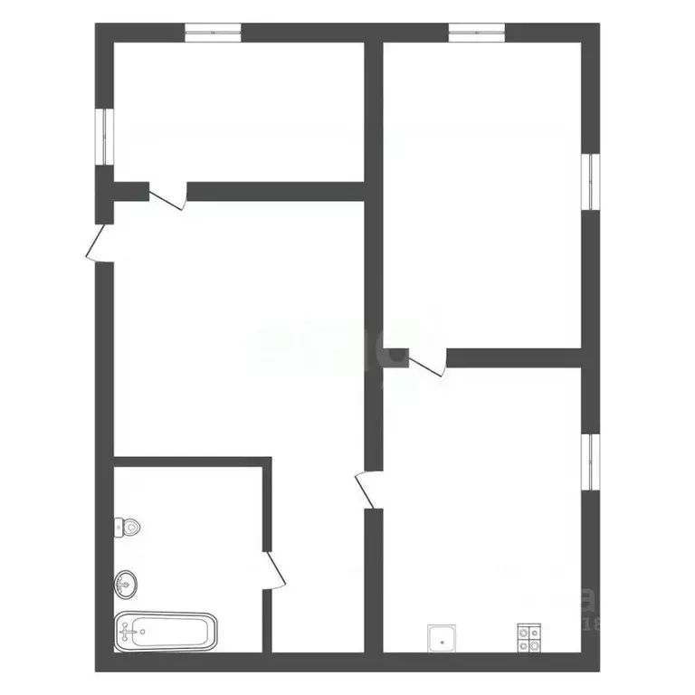 Дом в Тульская область, Щекинский район, Крапивенское с/пос, с. Пришня ... - Фото 2