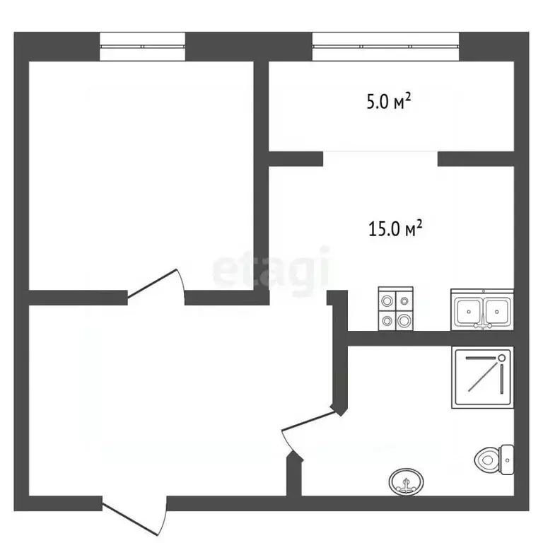 1-к кв. Московская область, Балашиха Ольгино мкр, ул. Главная, 3 (50.0 ... - Фото 1