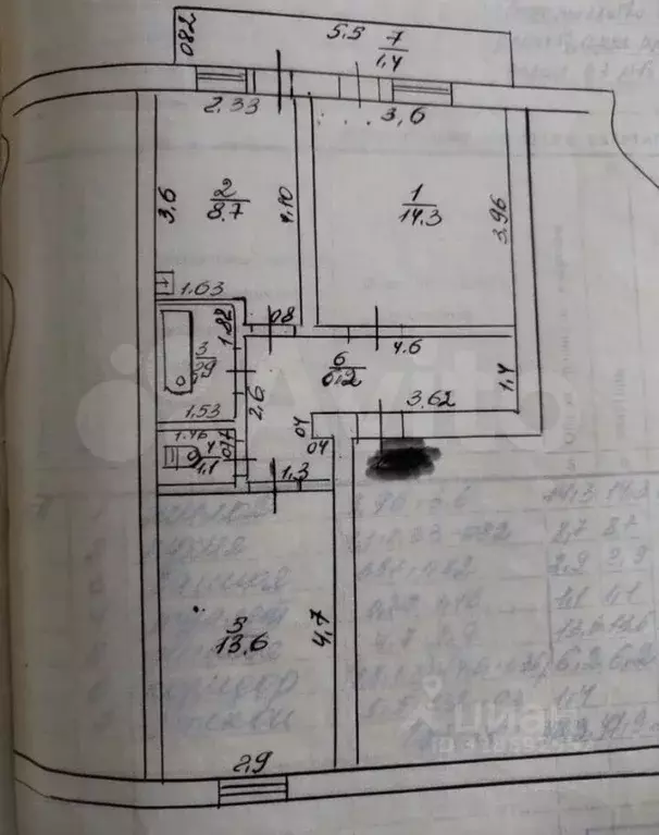2-к кв. Краснодарский край, Новопокровский район, Калниболотское ... - Фото 1