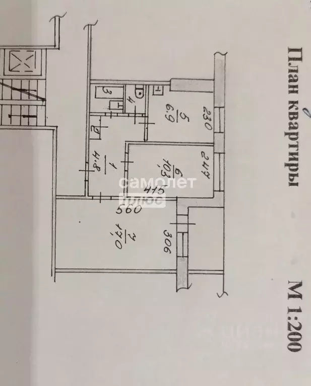 2-к кв. Новосибирская область, Новосибирск Широкая ул., 115 (45.1 м) - Фото 1