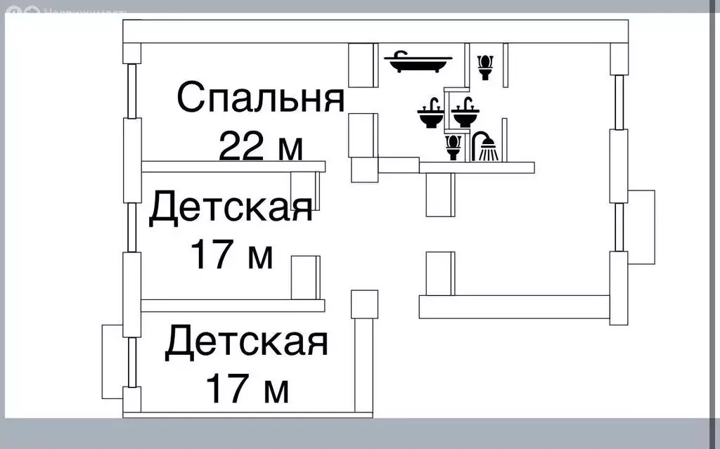 3-комнатная квартира: Москва, улица Василисы Кожиной, 20с1 (100 м) - Фото 1