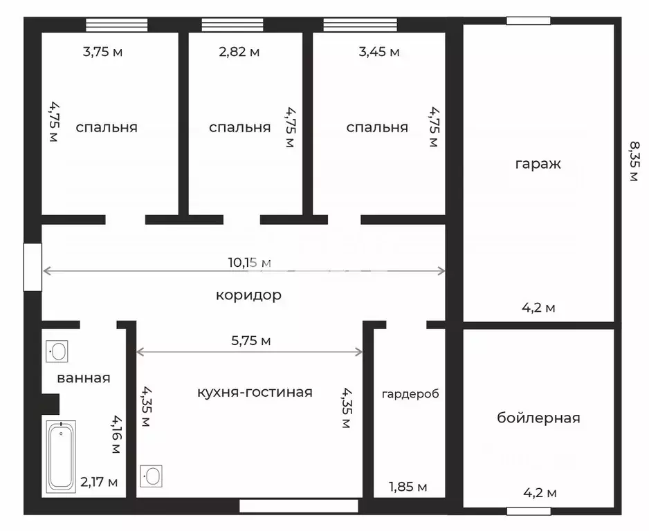 Дом в Челябинская область, с. Аргаяш ул. Энтузиастов, 2 (174 м) - Фото 2