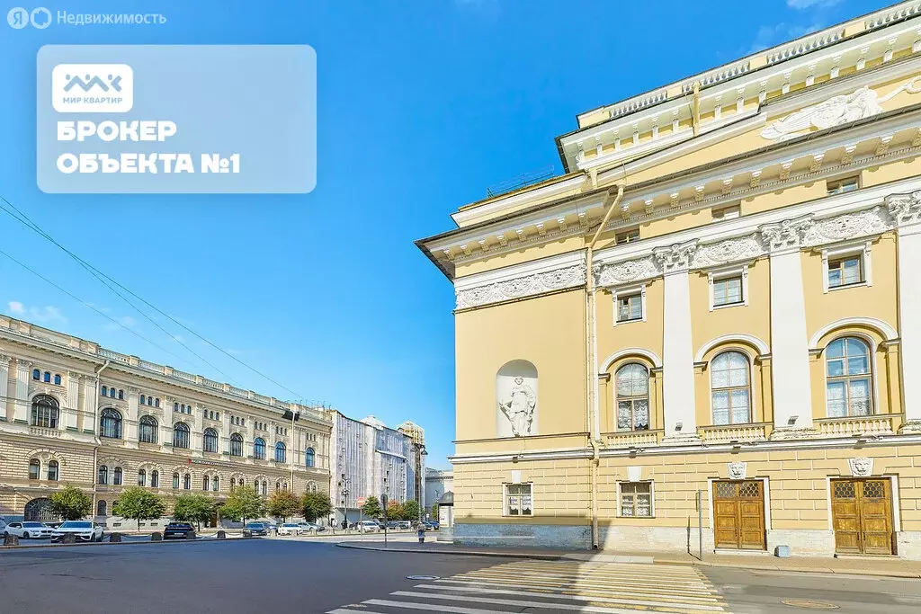 2-комнатная квартира: Санкт-Петербург, площадь Островского, 9Б (78.2 ... - Фото 1