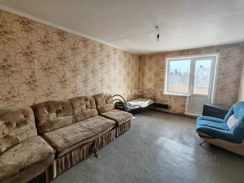 1-к кв. Владимирская область, Собинский муниципальный округ, д. ... - Фото 1