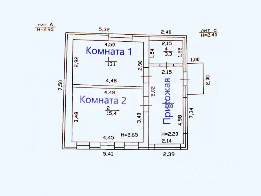Дом в Краснодарский край, Темрюк А-289, 126-й км (43 м) - Фото 1