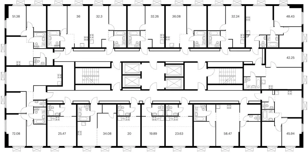 Студия Москва Ютаново жилой комплекс, 4 (23.63 м) - Фото 1