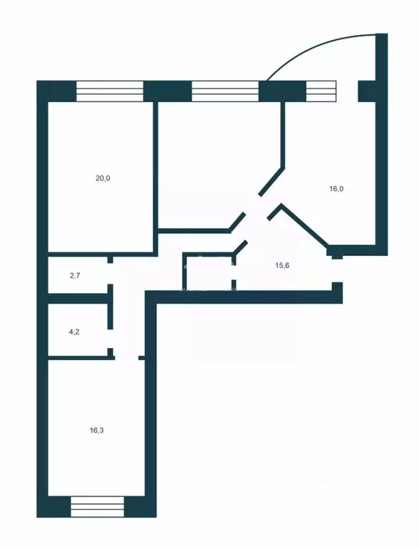 3-к кв. Новосибирская область, Новосибирск ул. Богдана Хмельницкого, ... - Фото 2