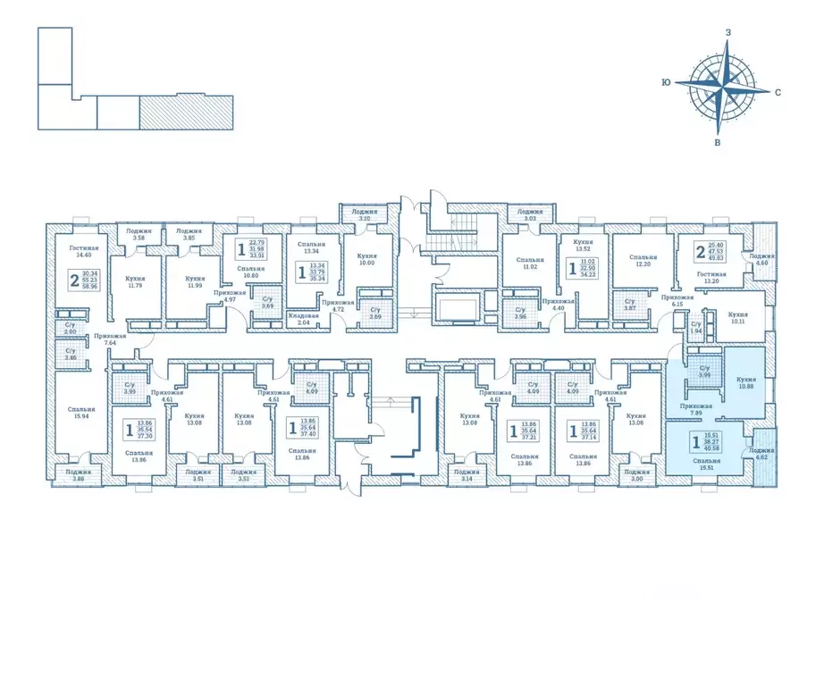 1-к кв. Московская область, Щелково городской округ, Монино пгт ... - Фото 2