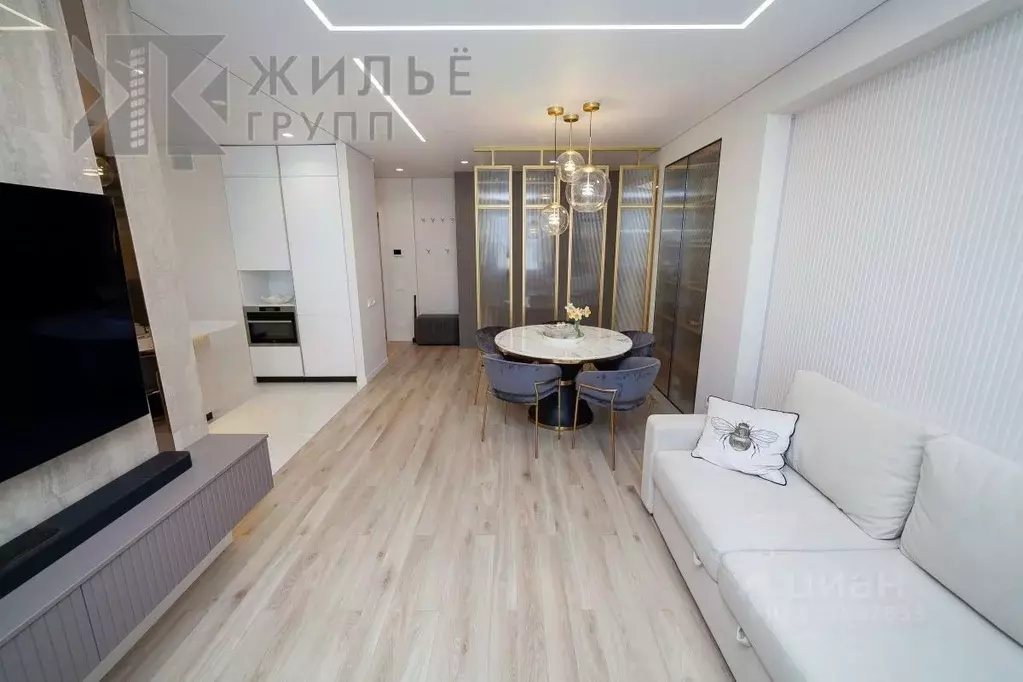 3-к кв. Татарстан, Казань ул. Аделя Кутуя, 110Дк2 (86.2 м) - Фото 2
