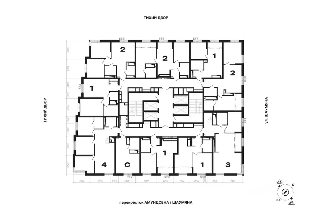 4-к кв. Свердловская область, Екатеринбург ул. Шаумяна, 11 (107.88 м) - Фото 2