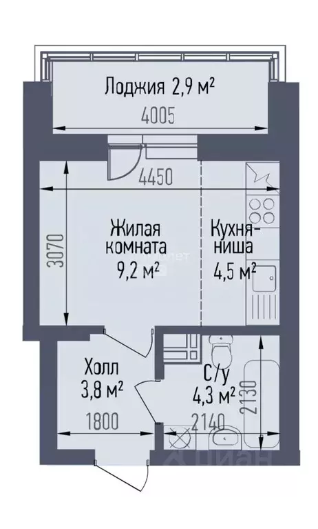 Студия Хакасия, Абакан просп. Ленина, 45А (24.7 м) - Фото 1