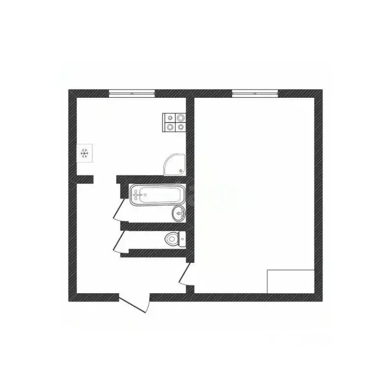 1-к кв. Смоленская область, Смоленский муниципальный округ, д. Кощино ... - Фото 2