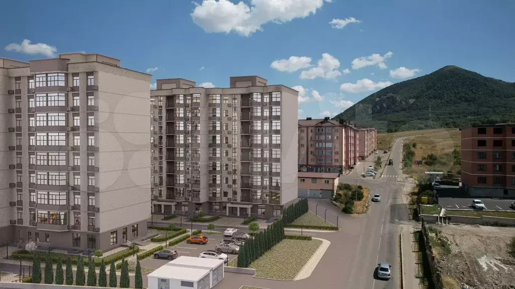 1-к. квартира, 45 м, 4/9 эт. - Фото 0