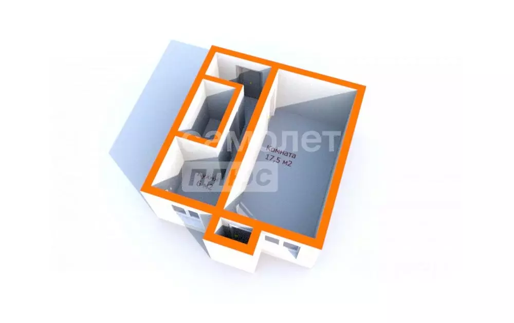 1-к кв. Пензенская область, Пенза Ульяновская ул., 23 (30.0 м) - Фото 1