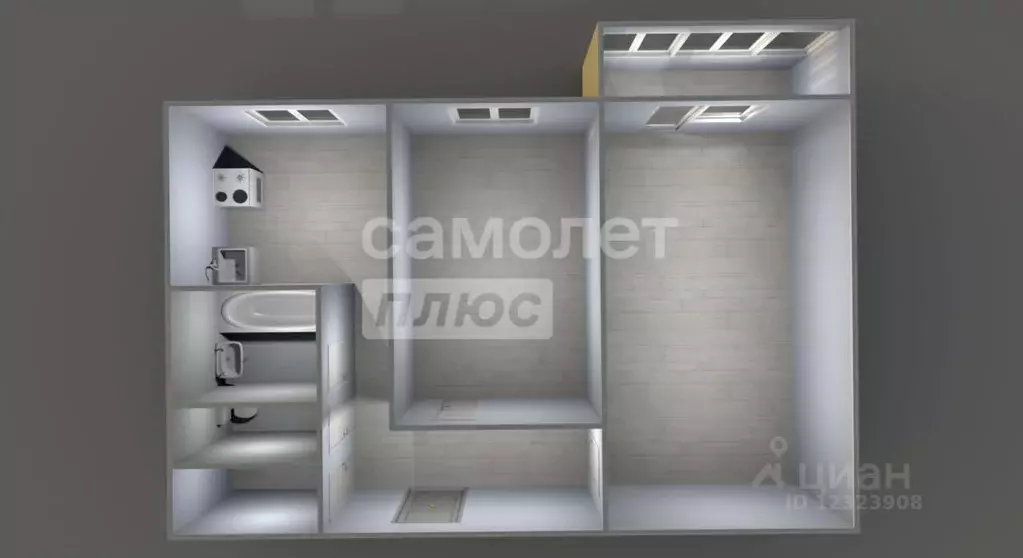 2-к кв. Московская область, Подольск ул. Филиппова, 6а (46.2 м) - Фото 1