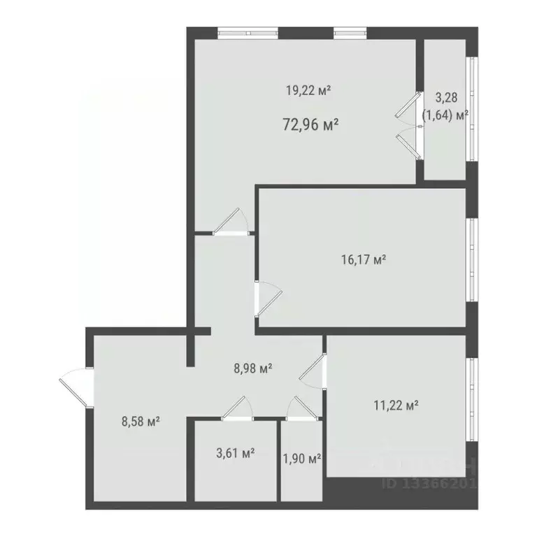 2-к кв. Сахалинская область, Южно-Сахалинск Зеленая Планета на Мира ... - Фото 1