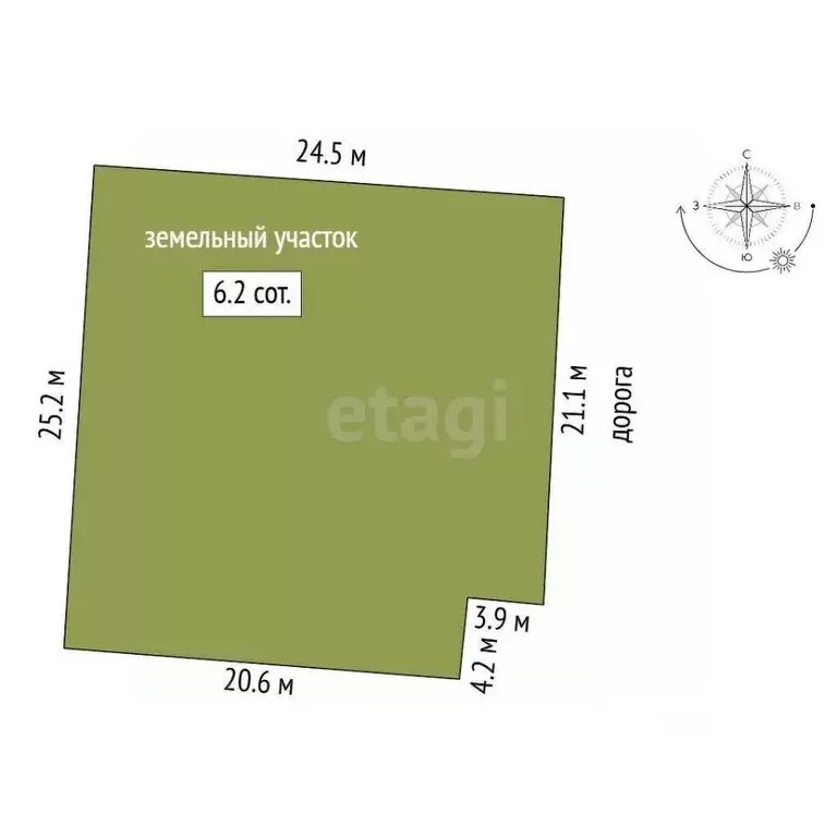 Участок в Мордовия, Саранск Консервщик СНТ,  (6.25 сот.) - Фото 2