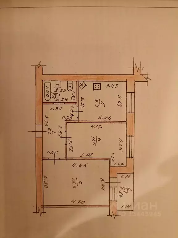 2-к кв. Тамбовская область, Тамбов Советская ул., 164 (49.3 м) - Фото 2